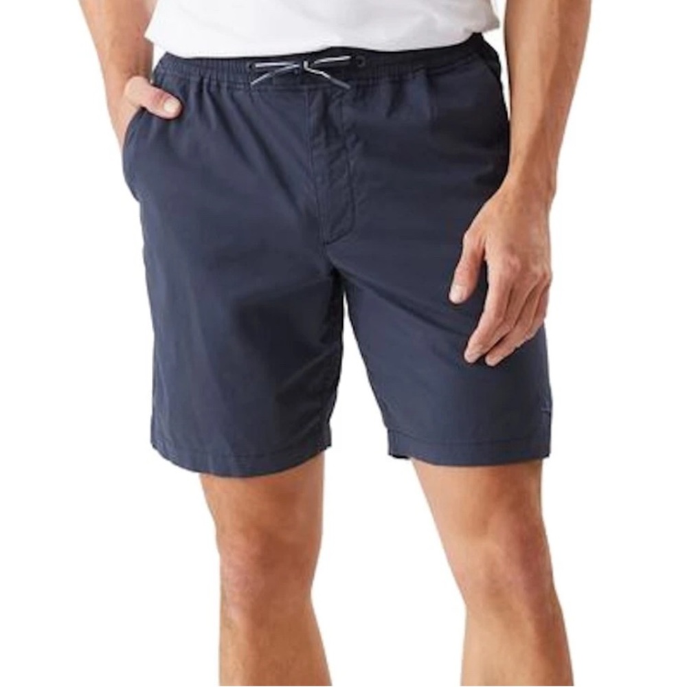 NEW Size S Mens Tommy Bahama Oceanside Poplin Pull-on Shorts Ocean Deep ST889824